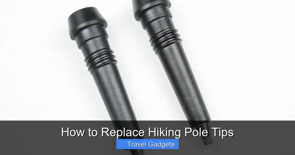 How to Replace Hiking Pole Tips