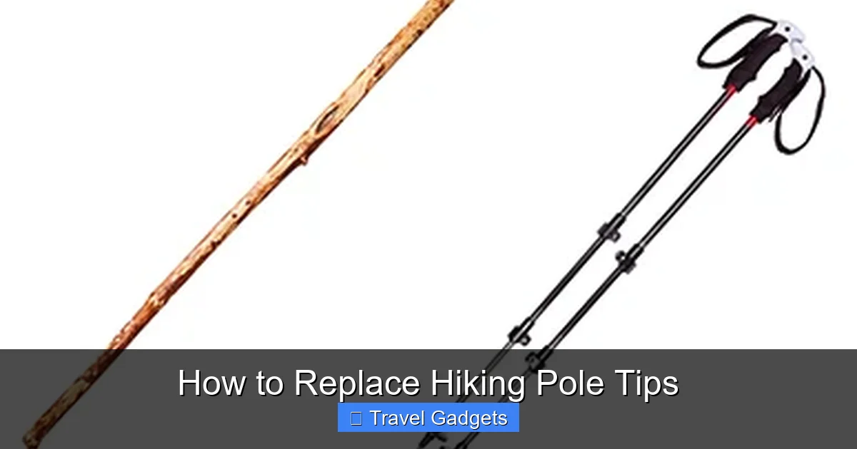 How to Replace Hiking Pole Tips