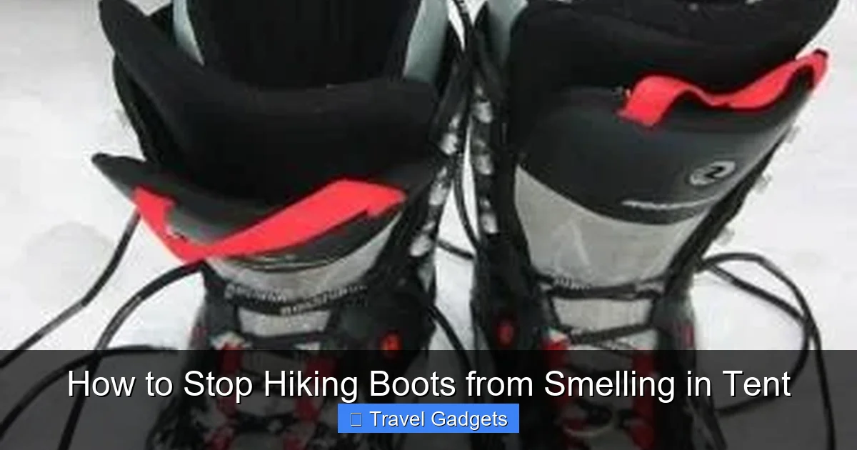 How to Stop Hiking Boots from Smelling in Tent