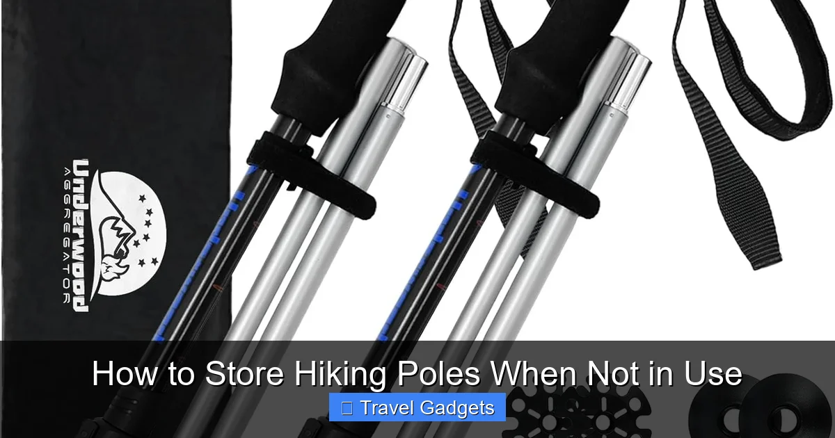 How to Store Hiking Poles When Not in Use