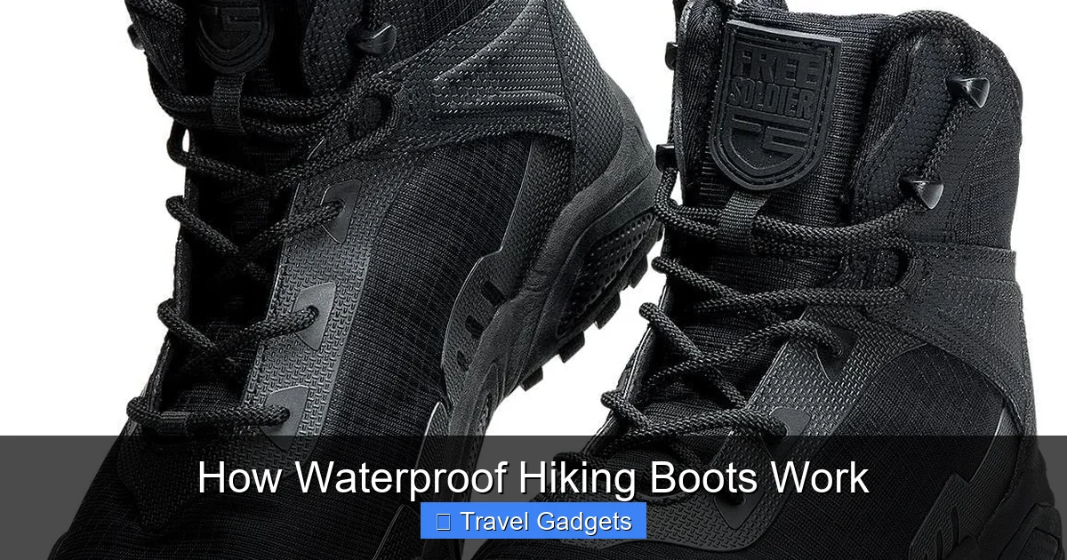 How Waterproof Hiking Boots Work