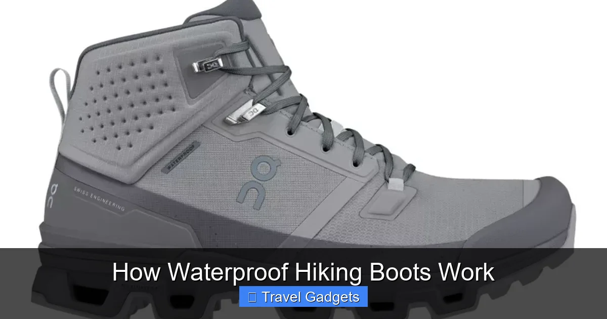How Waterproof Hiking Boots Work