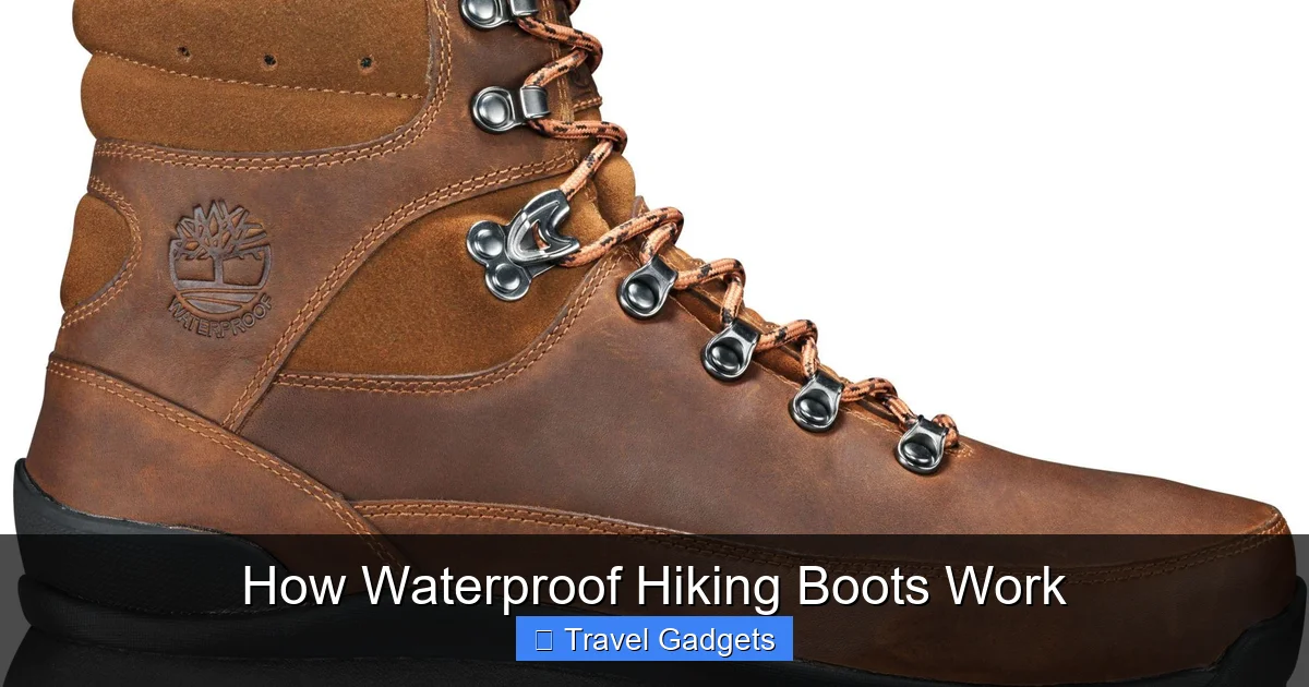 How Waterproof Hiking Boots Work