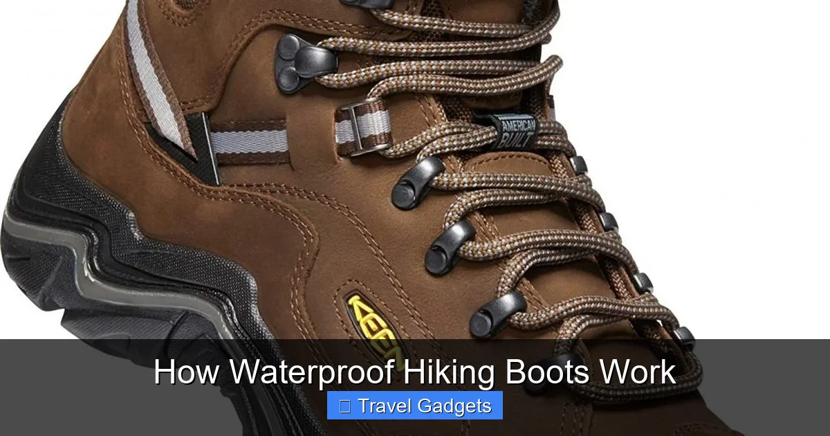 How Waterproof Hiking Boots Work