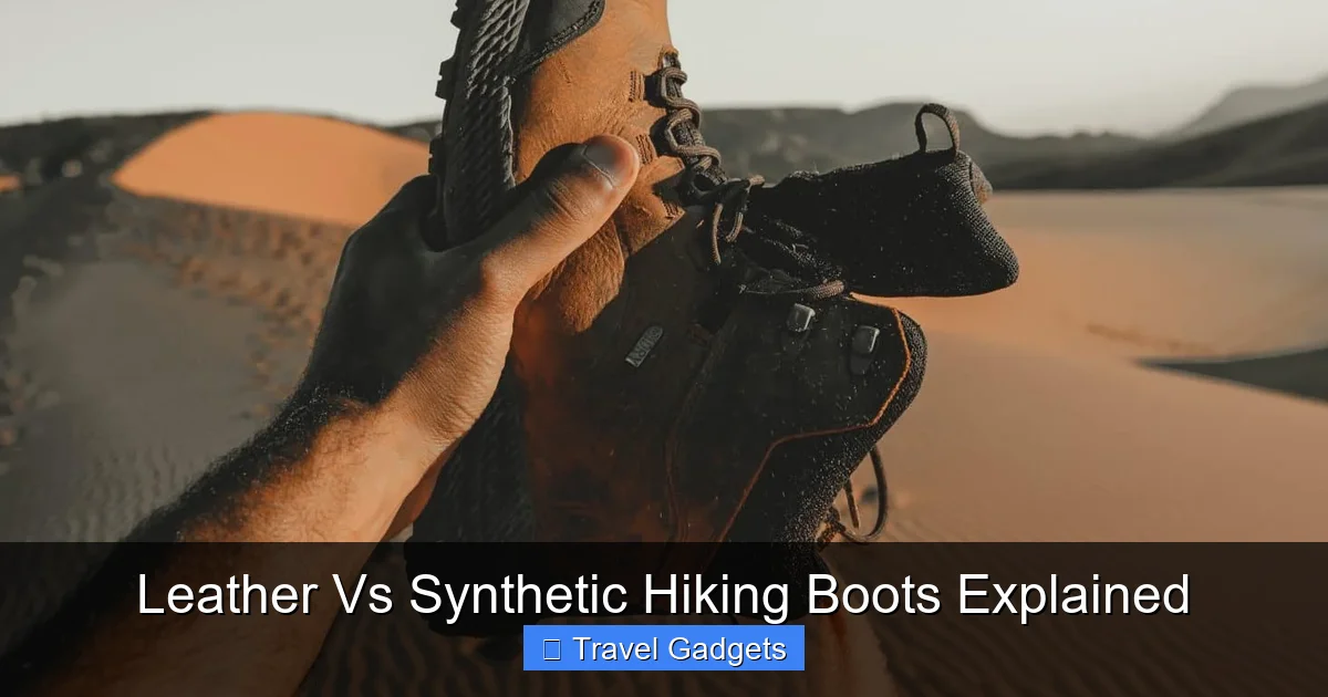Leather Vs Synthetic Hiking Boots Explained