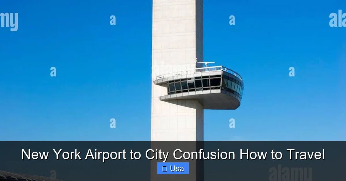 New York Airport to City Confusion How to Travel