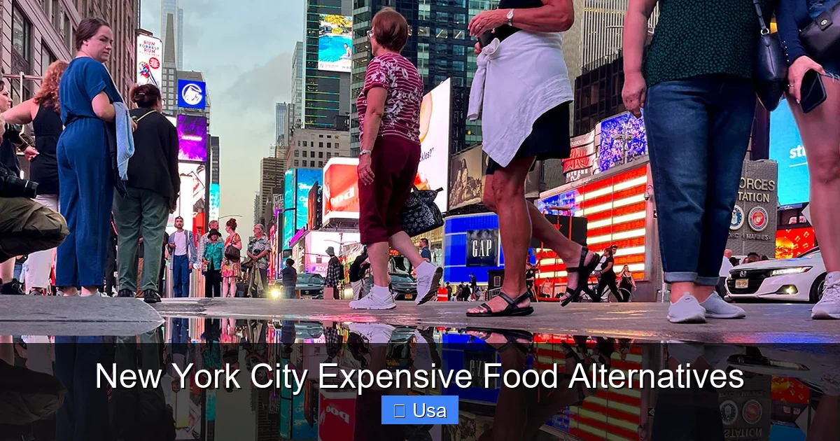 New York City Expensive Food Alternatives