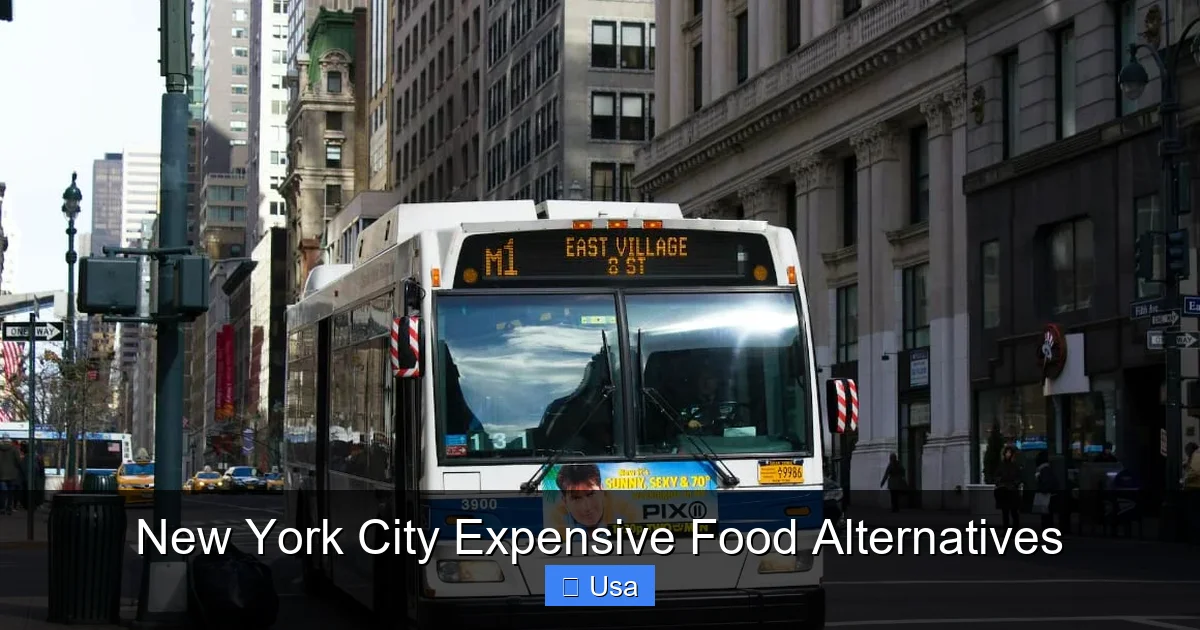 New York City Expensive Food Alternatives