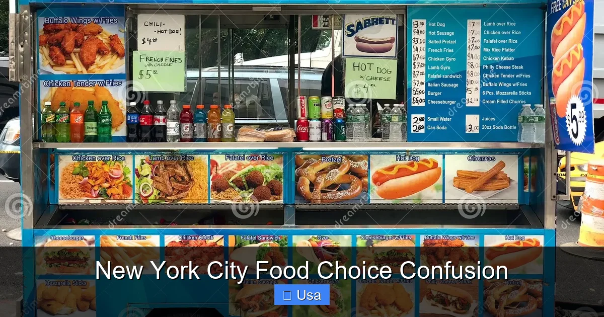 New York City Food Choice Confusion