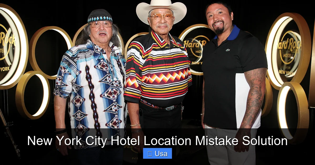 New York City Hotel Location Mistake Solution