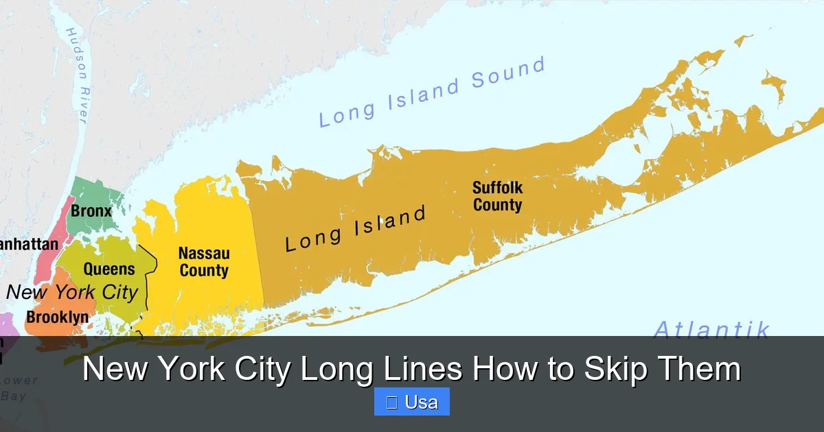 New York City Long Lines How to Skip Them