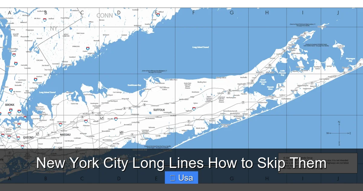 New York City Long Lines How to Skip Them