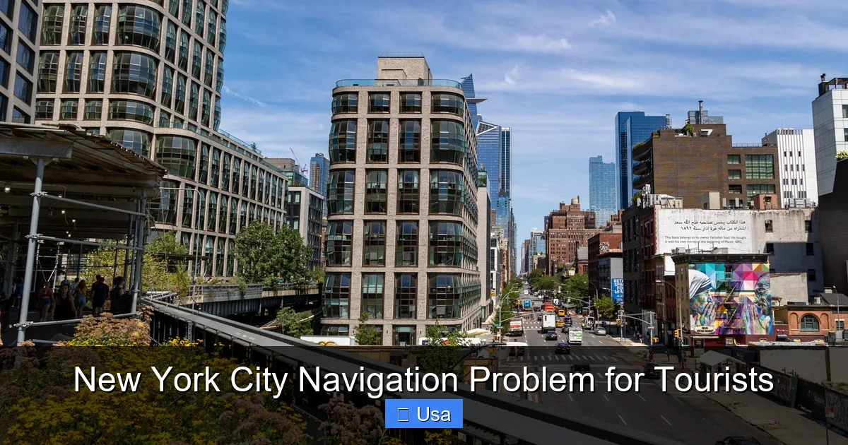 New York City Navigation Problem for Tourists