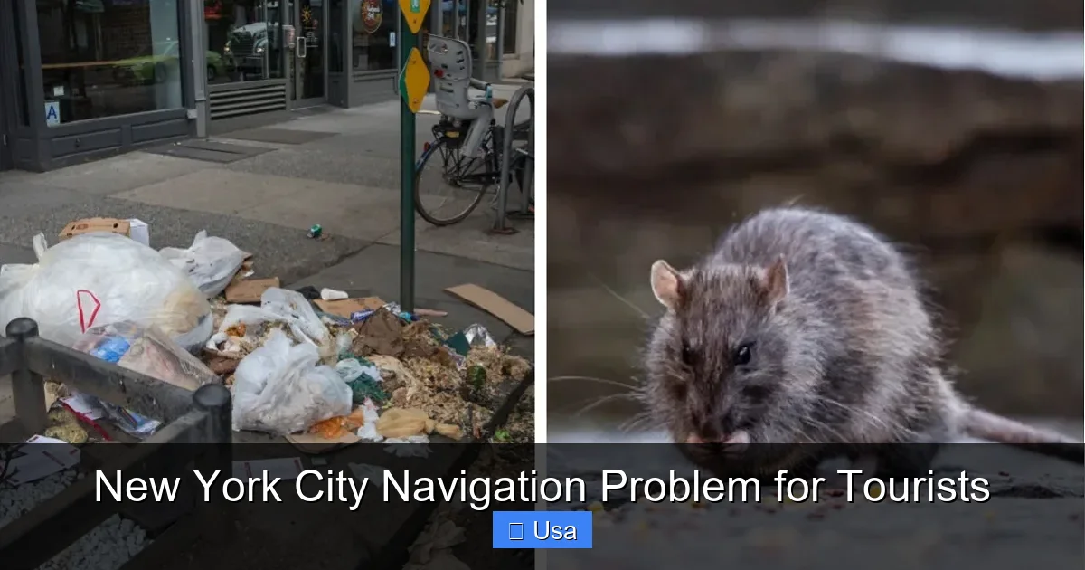 New York City Navigation Problem for Tourists