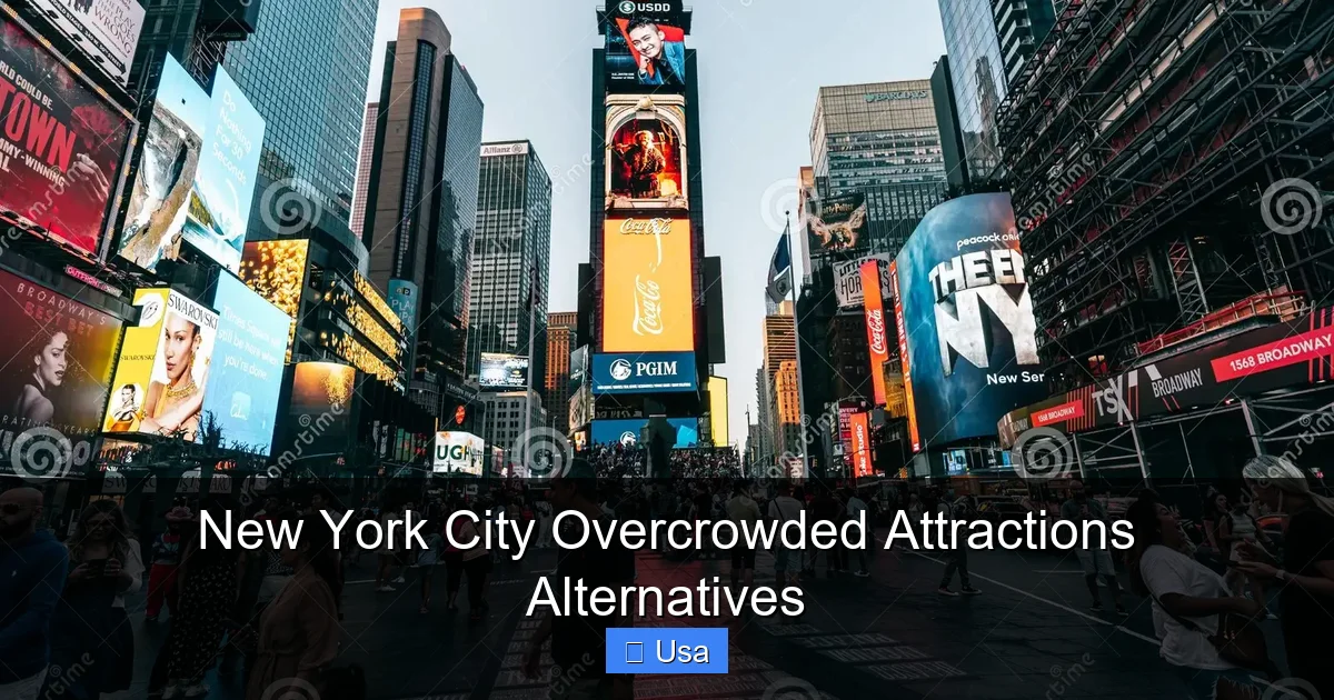 New York City Overcrowded Attractions Alternatives