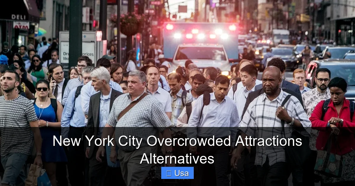 New York City Overcrowded Attractions Alternatives