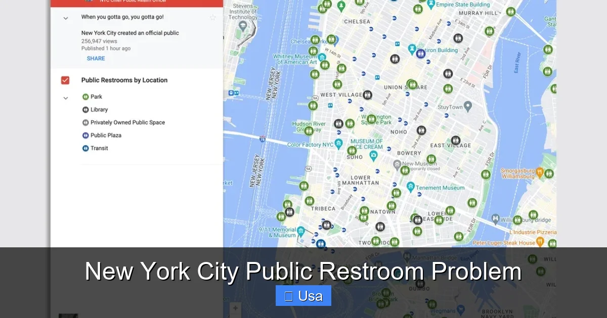 New York City Public Restroom Problem