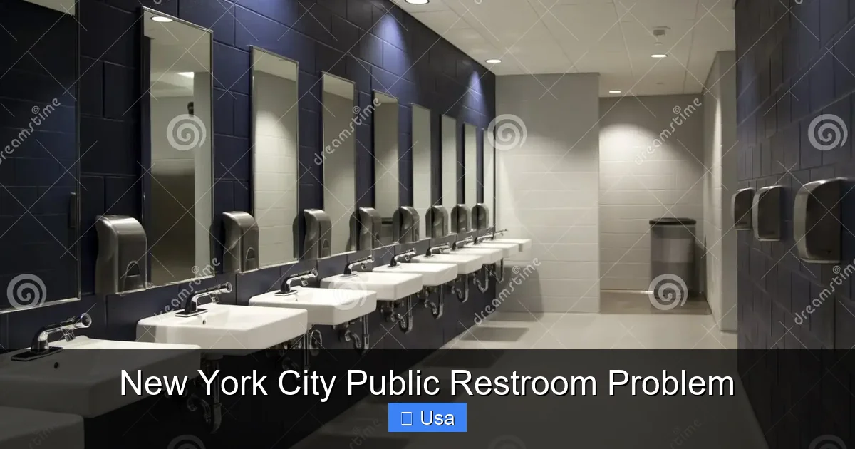 New York City Public Restroom Problem