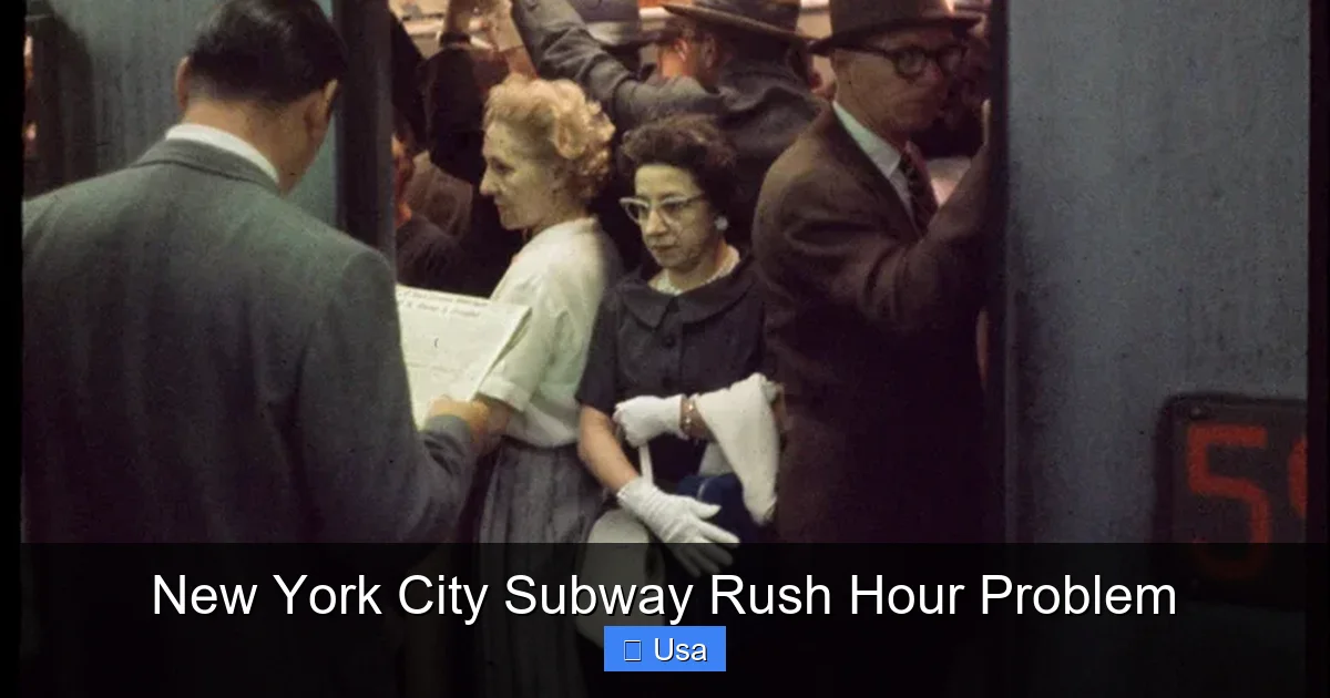 New York City Subway Rush Hour Problem