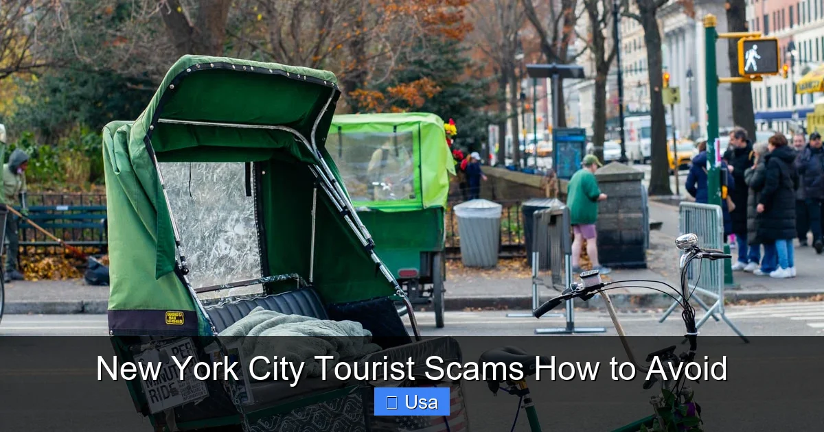 New York City Tourist Scams How to Avoid