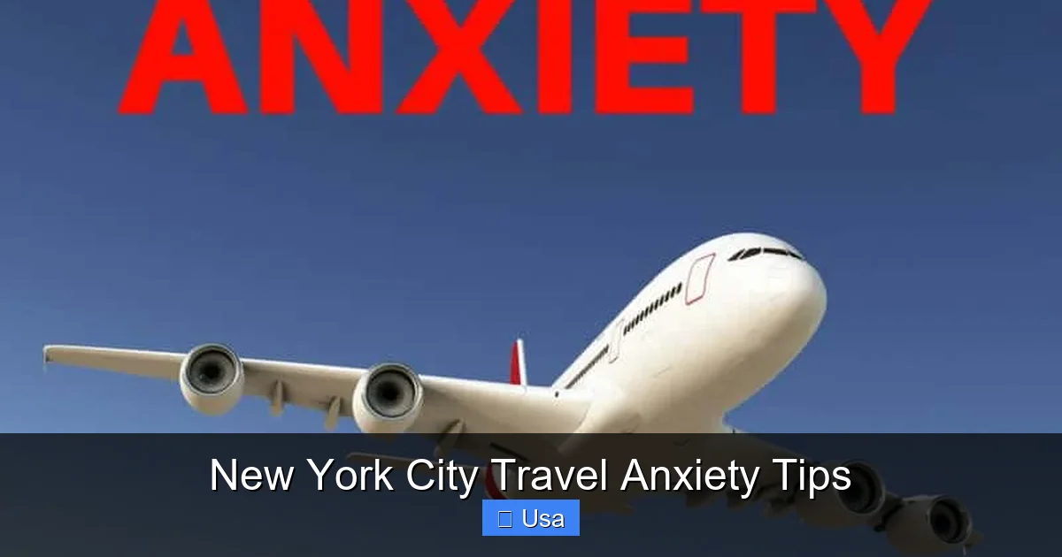 New York City Travel Anxiety Tips