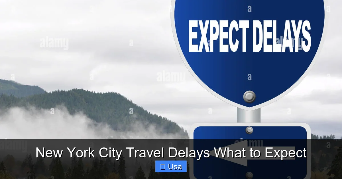 New York City Travel Delays What to Expect