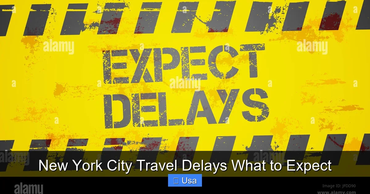 New York City Travel Delays What to Expect