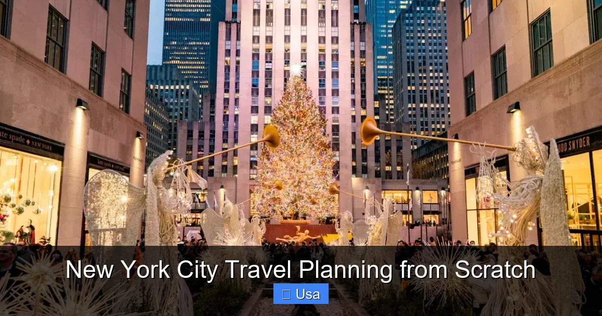 New York City Travel Planning from Scratch