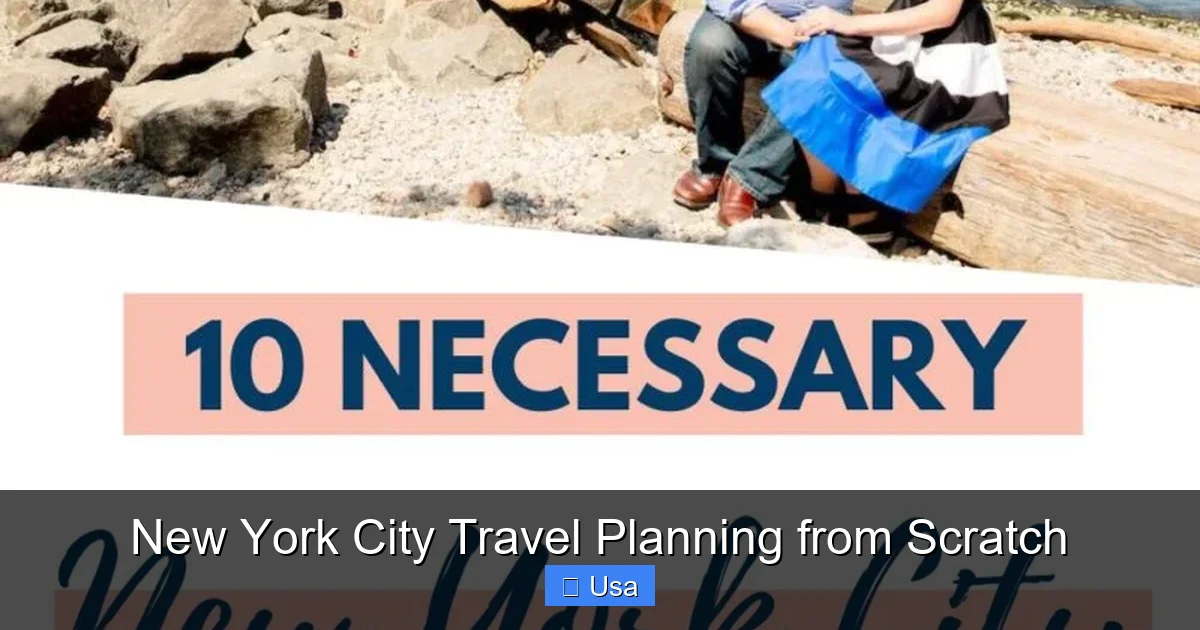 New York City Travel Planning from Scratch