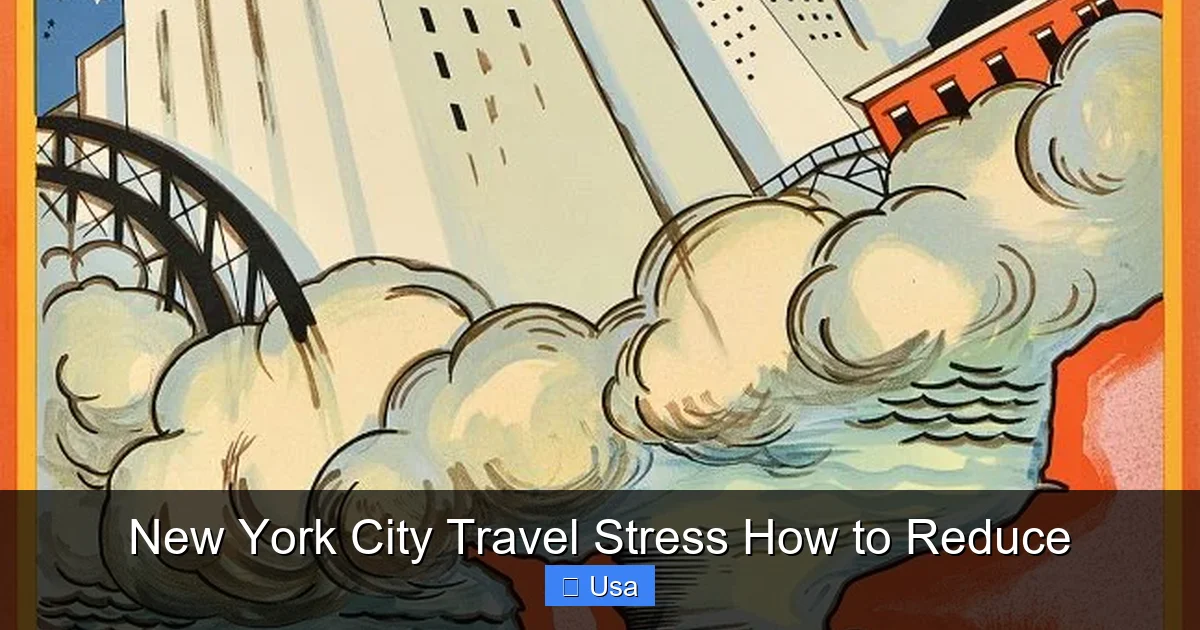 New York City Travel Stress How to Reduce