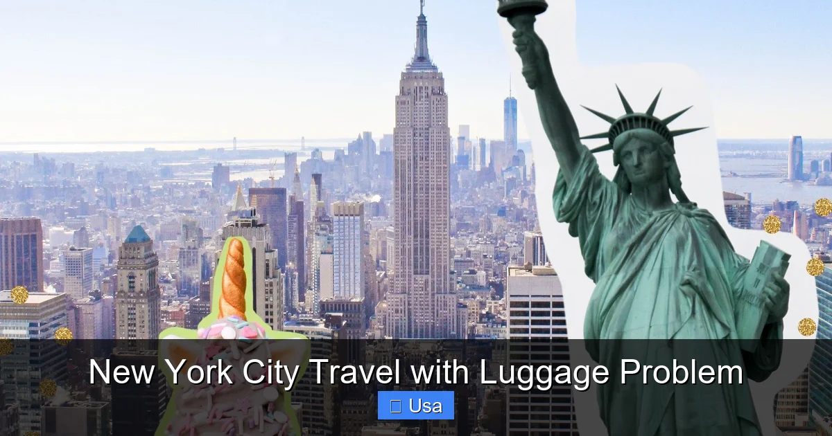 New York City Travel with Luggage Problem