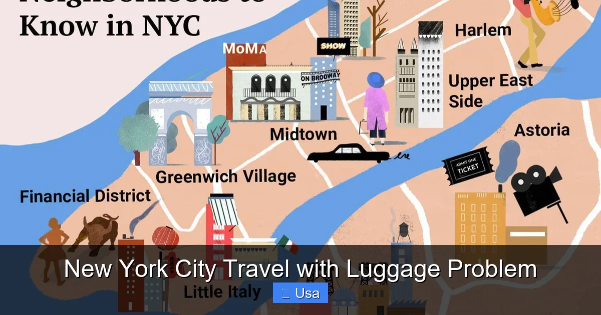 New York City Travel with Luggage Problem
