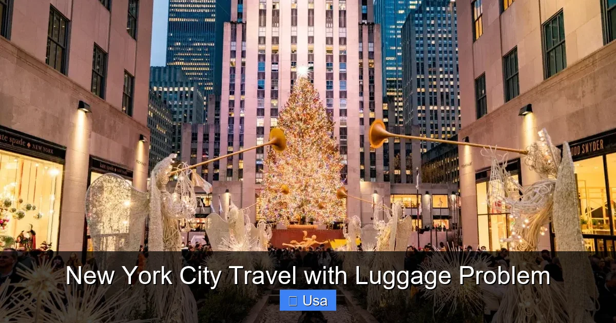 New York City Travel with Luggage Problem