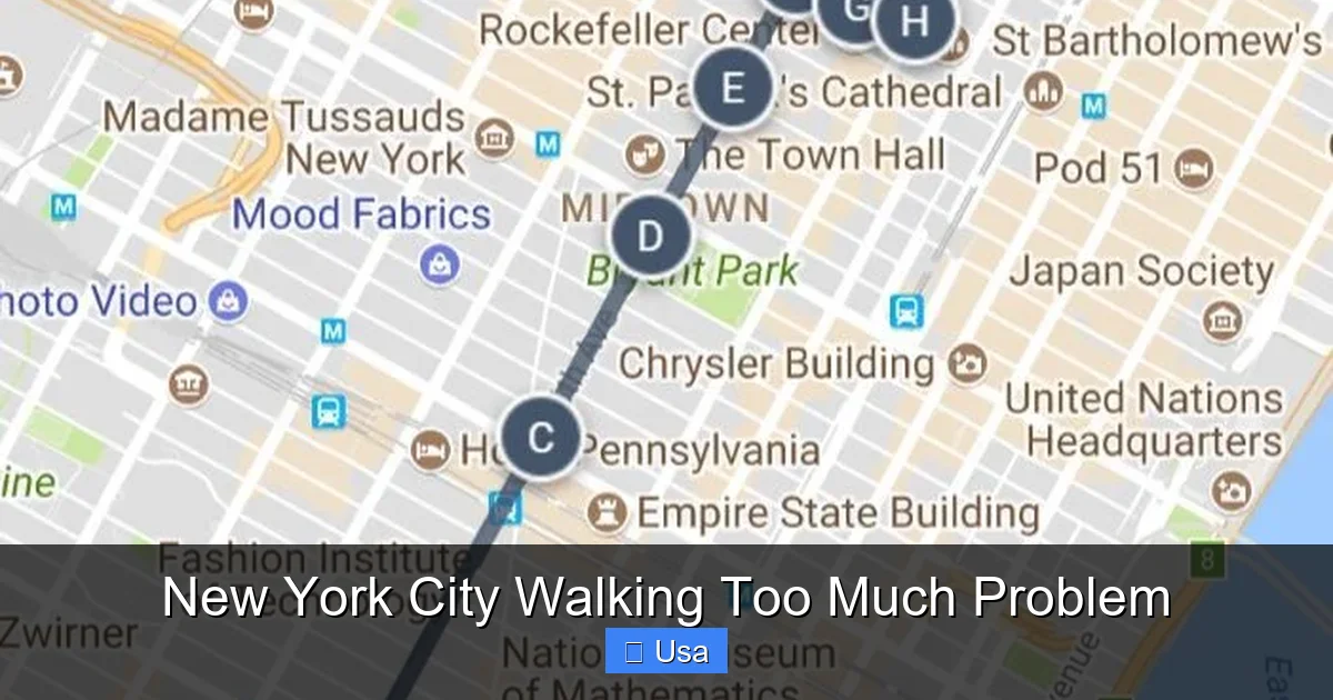 New York City Walking Too Much Problem