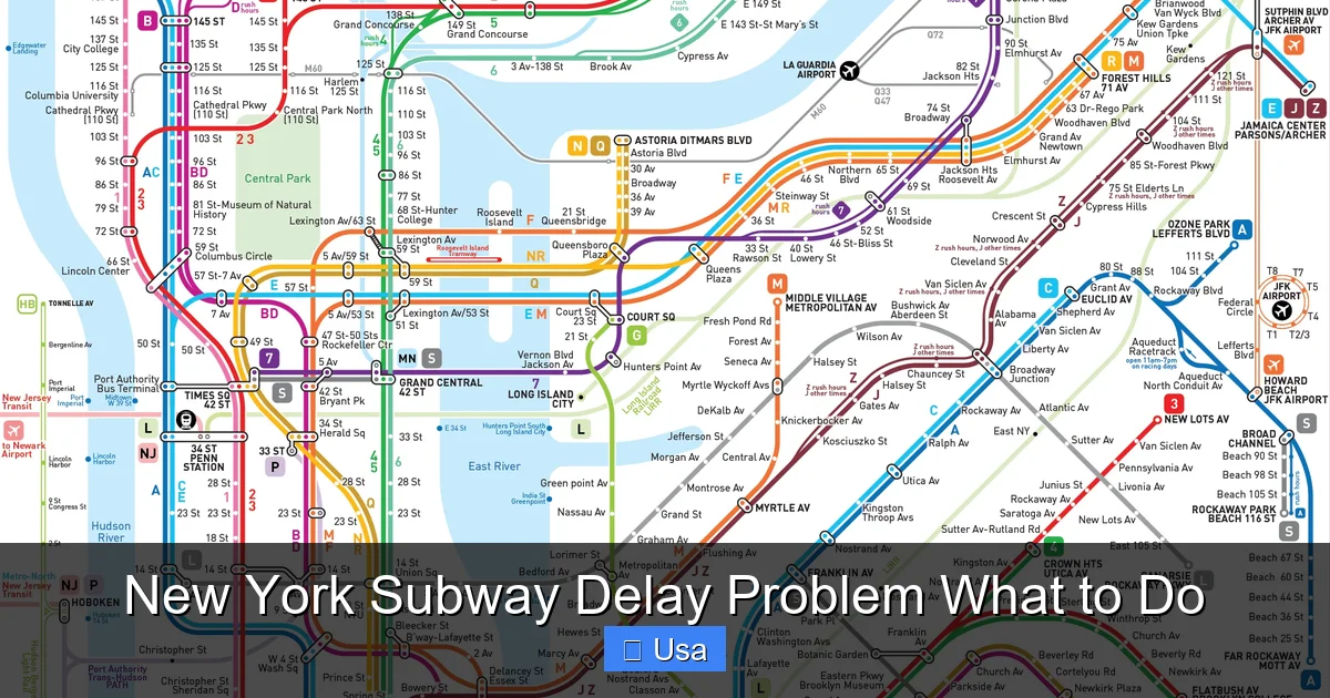 New York Subway Delay Problem What to Do