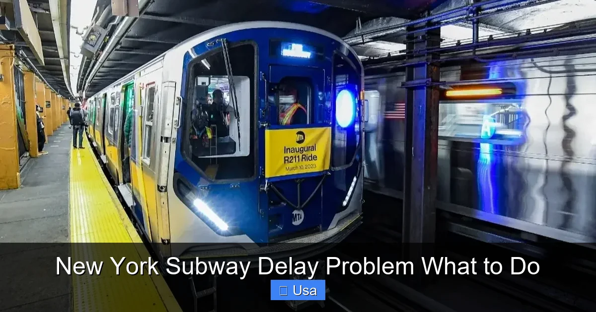 New York Subway Delay Problem What to Do