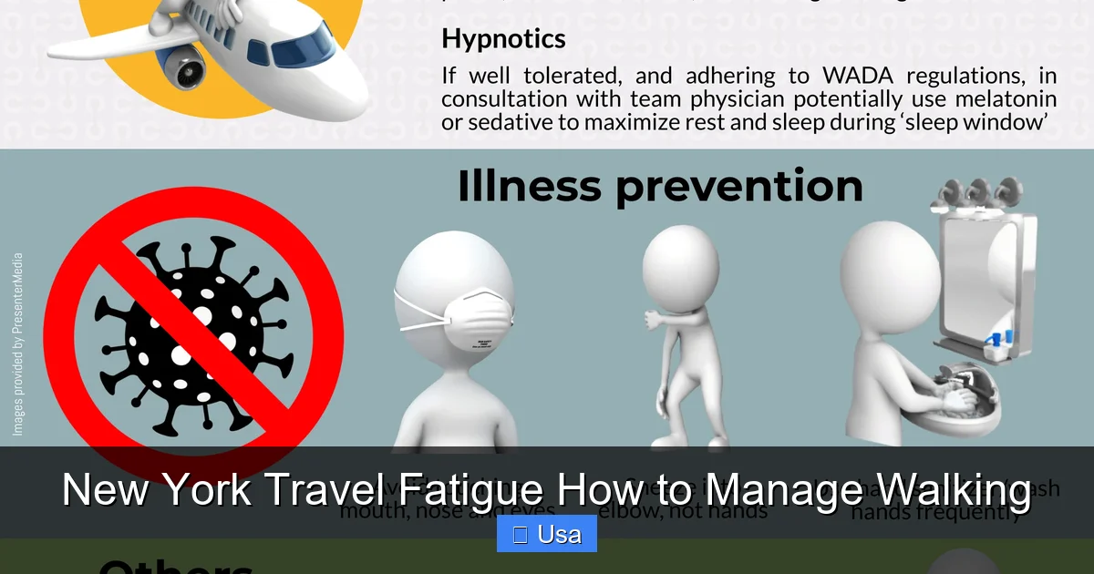 New York Travel Fatigue How to Manage Walking