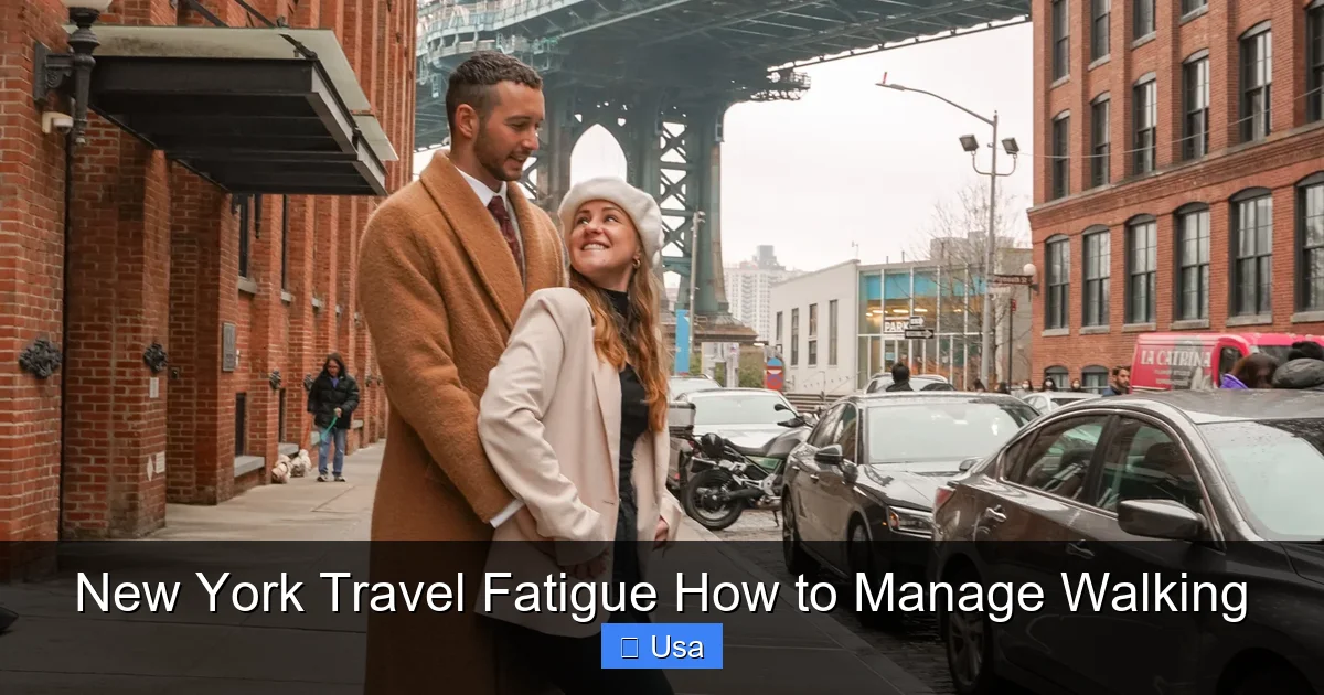 New York Travel Fatigue How to Manage Walking