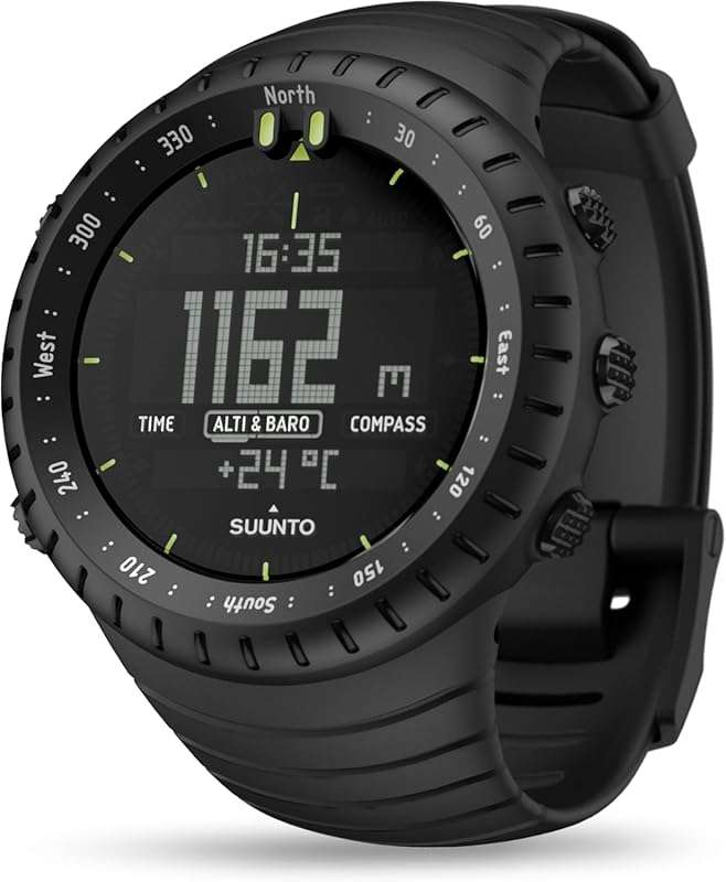 SUUNTO Core Outdoor Hiking Watch for Men, with Built-in Altimeter and 