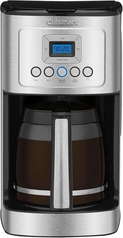 Cuisinart 14-Cup Programmable Coffee Maker with Glass Carafe, Brew Str