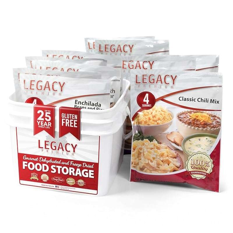 Legacy Food Storage Gluten Free 3 Day Kit, Emergency Food Supply, 12,0