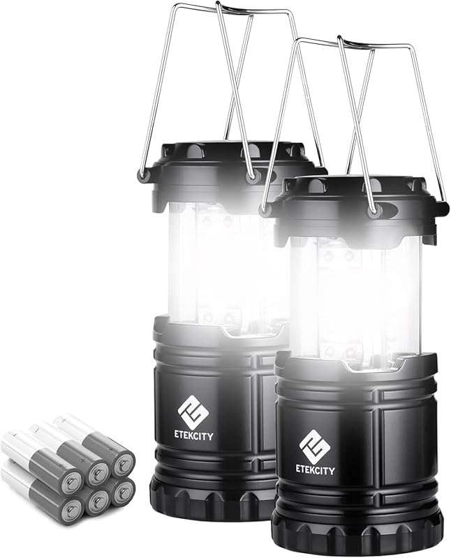 Battery Operated Lantern for Power Outages: LED Light for Emergency an