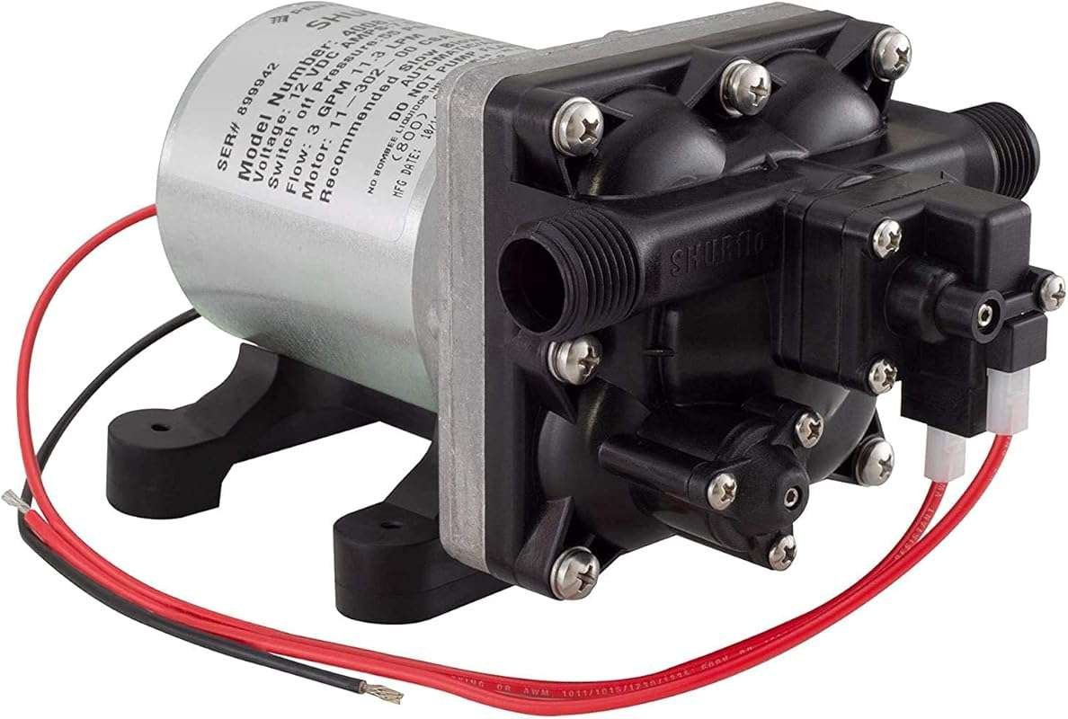 SHURFLO 12 Volt RV Water Pump: Efficient 3.0 GPM Performance for Your