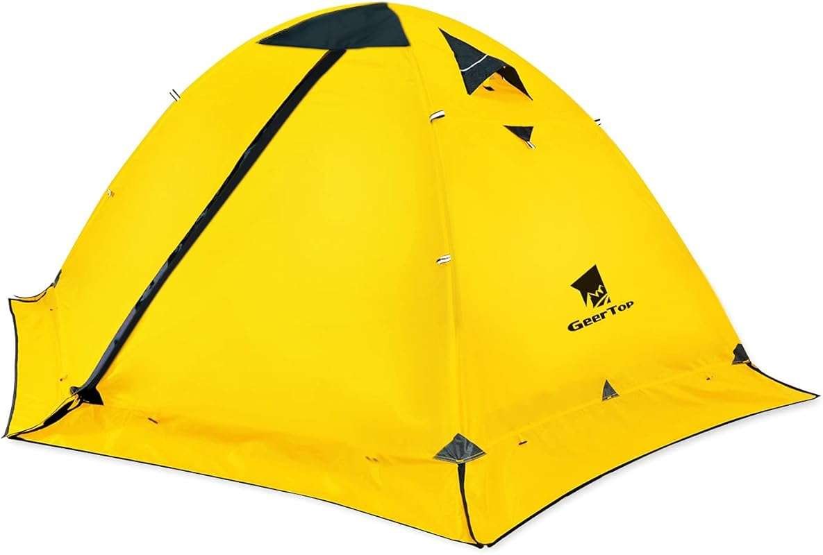 GEERTOP Ultralight 2 Person 4 Season Waterproof Backpacking Tent with 