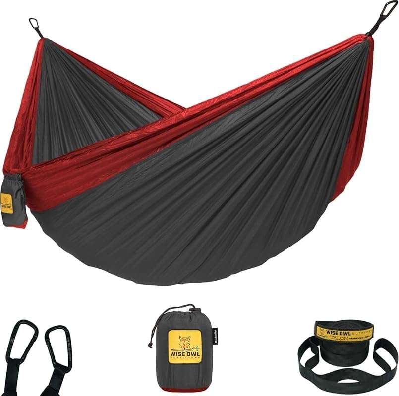 Wise Owl Outfitters Portable Camping Hammock System for Hikers with Tr