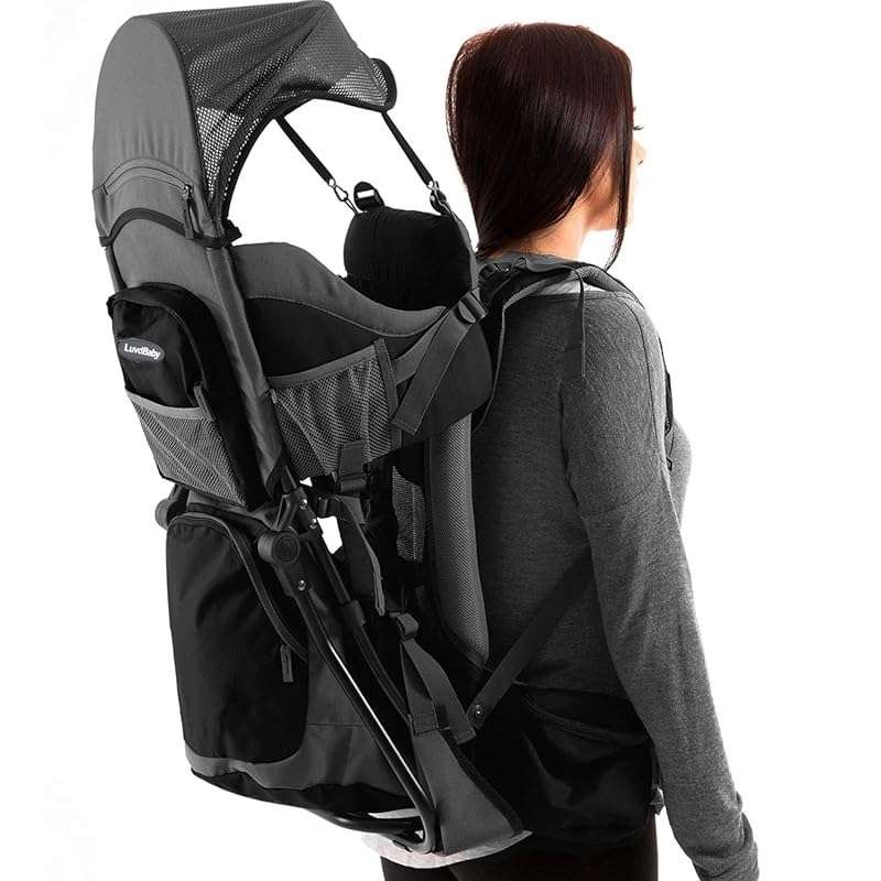 Comfortable Hiking Child Carrier Backpack with Diaper Change Pad, Insu