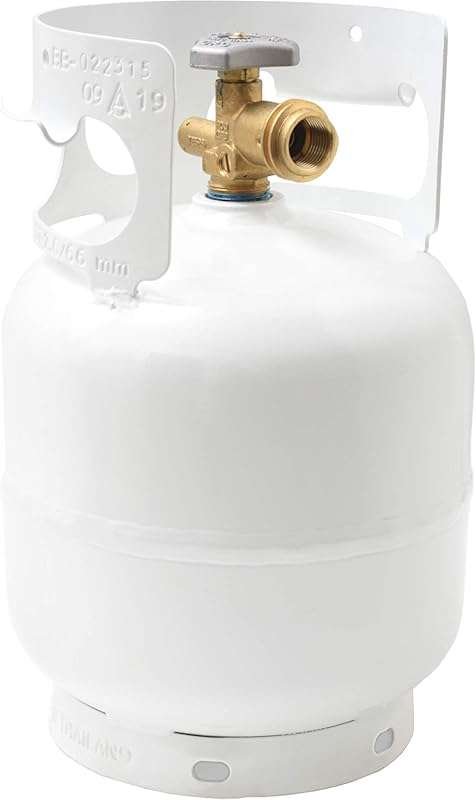 FLAME KING YSN5LB 5 Pound Propane Tank Cylinder, Great For Portable Gr