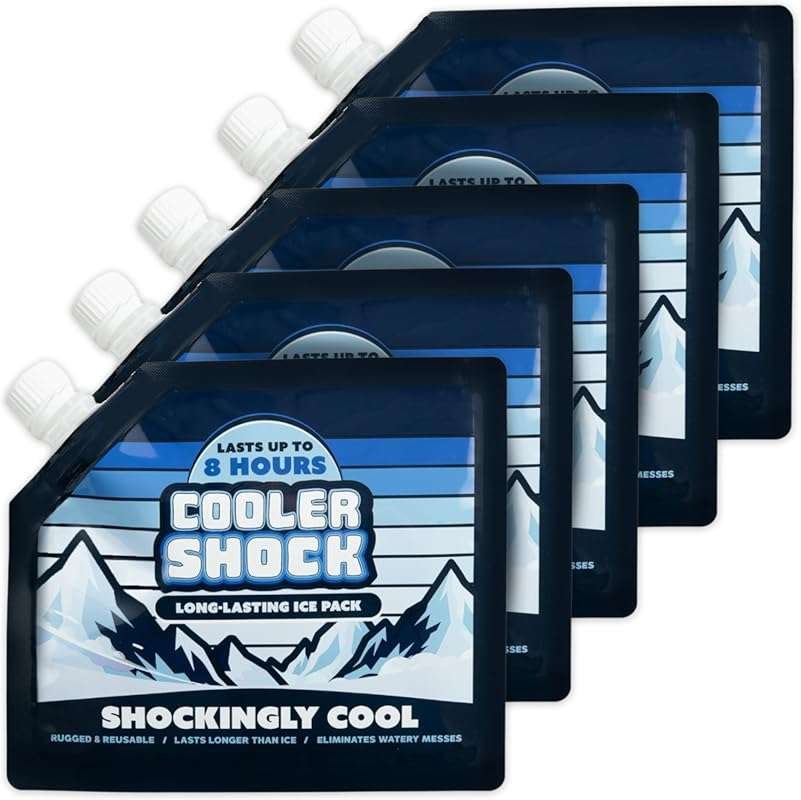 Cooler Shock Reusable Ice Pack for Extended Cold in Coolers and Lunch 