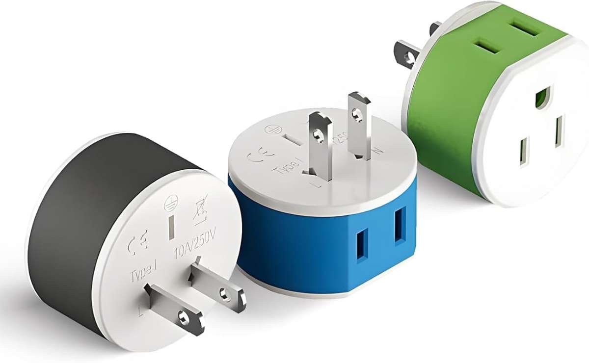 OREI Japan and Philippines Travel Power Plug Adapter Pack with 2 US In