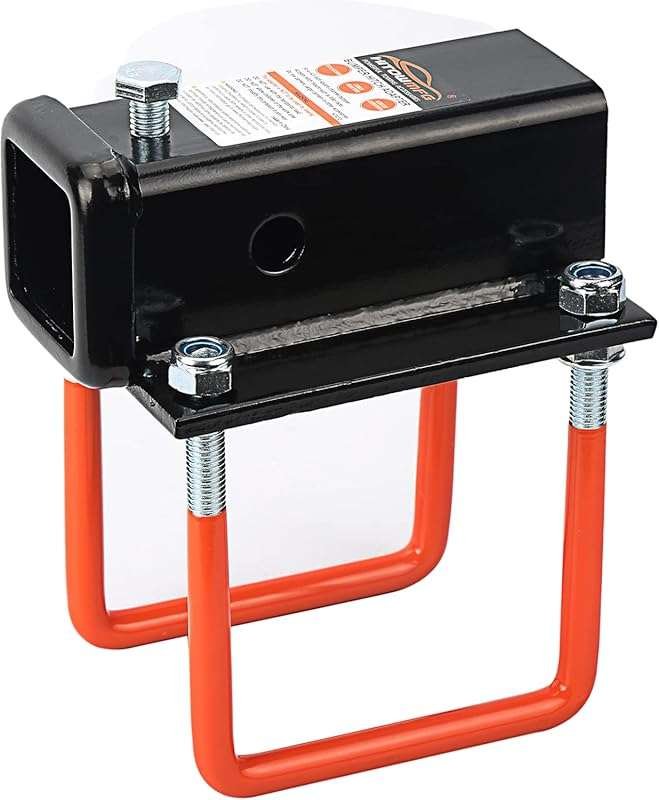 RV Bumper Hitch Receiver Adapter for Bike Racks. Fits 4-inch Square RV